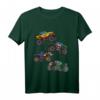 Kinder Monster Truck T-Shirt - Bunte Trucks Geschenk für Jungen & Mädchen für Geburtstag, Halloween, Weihnachten & Party