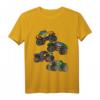 Kinder Monster Truck T-Shirt - Bunte Trucks Geschenk für Jungen & Mädchen für Geburtstag, Halloween, Weihnachten & Party