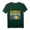 Schönheit kommt nicht aus dem Inneren, sondern aus Bosnien - Stolzes Bosnien Herzegowina T-Shirt mit Flagge für Jugo, Balkan & Heimatliebhaber