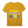 Schönheit kommt nicht aus dem Inneren, sondern aus Bosnien - Stolzes Bosnien Herzegowina T-Shirt mit Flagge für Jugo, Balkan & Heimatliebhaber
