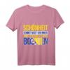Schönheit kommt nicht aus dem Inneren, sondern aus Bosnien - Stolzes Bosnien Herzegowina T-Shirt mit Flagge für Jugo, Balkan & Heimatliebhaber