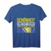 Schönheit kommt nicht aus dem Inneren, sondern aus Bosnien - Stolzes Bosnien Herzegowina T-Shirt mit Flagge für Jugo, Balkan & Heimatliebhaber