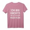 Ich Bin Nichts Für Schwache Nerven - Lustiges Sarkastisches T-Shirt für Männer mit Humor