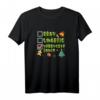 Brav, Unartig, Verrückte Tante Adventskalender Weihnachten T-Shirt – Lustiges Weihnachtsgeschenk für Tanten & Patentanten