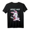 Böses Hasi mit Kettensäge - Lustiges Halloween und Karneval T-Shirt für Damen und Herren, perfekte Geschenkidee für Freunde & Partner