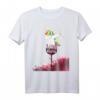 Humorvolles HapDeer T-Shirt mit Einhorn und Weinmotiv – Witziges Geschenk für Weinliebhaber & Fabelwesen-Fans