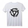 Vintage Schwarz 45 rpm Single Adapter T-Shirt für Vinyl-Fans & DJs – Stylisches Geschenk für Schallplattenliebhaber