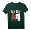 Kinder Ninja Kostüm für 4 Jahre alten Jungen – Rotes Geburtstag Outfit & Ich bin 4 T-Shirt für den Kindergeburtstag