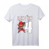 Kinder Ninja Kostüm für 4 Jahre alten Jungen – Rotes Geburtstag Outfit & Ich bin 4 T-Shirt für den Kindergeburtstag