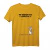 Zum Abschied Geschenk für Kollegen - Personalisierbares Unterschrift T-Shirt bei Jobwechsel, Rente oder Abschiedsparty