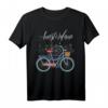 Love Cycling Luv Amsterdam Retro Bike T-Shirt – Perfektes Geschenk für Fahrradfahrer und Amsterdam-Liebhaber