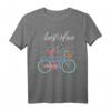 Love Cycling Luv Amsterdam Retro Bike T-Shirt – Perfektes Geschenk für Fahrradfahrer und Amsterdam-Liebhaber