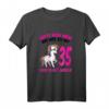 Bitte kein Neid weil ich mit 35 so gut aussehe - Lustiges Geburtstags-T-Shirt für Frauen zum 35. Geburtstag mit Einhorn & Sternen