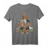 Lustiges Pudel-Weihnachtsbaum-Ornament T-Shirt – Festliche Kleidung für Pudel-Liebhaber und Tierfreunde zu Weihnachten, Geburtstagen und Feiertagen