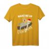 Lustiges Faultier Weihnachts T-Shirt mit Spruch 'Wake Me Up When It's Christmas' – Perfektes Geschenk für Faultier-Fans und Familie zu Weihnachten 2021