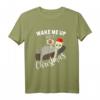 Lustiges Faultier Weihnachts T-Shirt mit Spruch 'Wake Me Up When It's Christmas' – Perfektes Geschenk für Faultier-Fans und Familie zu Weihnachten 2021