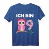 Geburtstagsshirt Eule für 9 Jahre Mädchen - Lustiges Geschenk für Kindergeburtstag, Tiermotiv, tolles Outfit für die Feier oder den Kindergarten