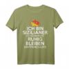 Sizilianer Italien Vaffanculo T-Shirt mit Flagge & Trinacria - Humorvolles Sizilien Outift für Stolze Sizilianer und Italienliebhaber