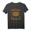 Geburtstagsgeschenk 47. Geburtstag Mann Frau - Vintage 1974 Legendäres T-Shirt für den 47. Geburtstag