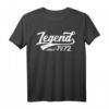 Legende seit 1972 Geschenk – Vintage T-Shirt für den 51. Geburtstag, Jubiläum, Retro Design für Frauen und Männer