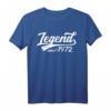 Legende seit 1972 Geschenk – Vintage T-Shirt für den 51. Geburtstag, Jubiläum, Retro Design für Frauen und Männer