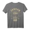 Januar 1964 Lustiges Geburtstags T-Shirt für 60 Jahre – Vintage Geschenk für Männer, Frauen, Opa, Oma, Vater & mehr