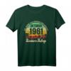 60. Geburtstag T-Shirt für Damen und Herren - Vintage 1961 Geburtstagsgeschenk für Frauen und Männer, Legendär seit Oktober 1961