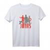 HapDeer Channel Jonas Brothers T-Shirt mit Silhouetten – Nick, Joe & Kevin für Fans, Damen & Herren