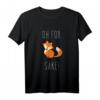 Oh für Fox Sake T-Shirt - Lustiges Wortspiel-Shirt für Fox-Liebhaber, Freunde & Trendsetter, ideales Geschenk für Familie & Freunde