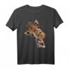 Hippie Gute Zeit Giraffen Tragendes Glas Grafik Hemd T-Shirt – Lustiges Tiermotiv für Festival, Safari & Naturliebhaber
