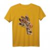 Hippie Gute Zeit Giraffen Tragendes Glas Grafik Hemd T-Shirt – Lustiges Tiermotiv für Festival, Safari & Naturliebhaber