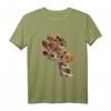 Hippie Gute Zeit Giraffen Tragendes Glas Grafik Hemd T-Shirt – Lustiges Tiermotiv für Festival, Safari & Naturliebhaber
