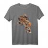 Hippie Gute Zeit Giraffen Tragendes Glas Grafik Hemd T-Shirt – Lustiges Tiermotiv für Festival, Safari & Naturliebhaber