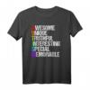 Cooles Autism Awareness T-Shirt mit Regenbogen Buchstaben – Unterstütze autistische Kinder und Familie mit diesem liebevollen Geschenk