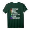 Cooles Autism Awareness T-Shirt mit Regenbogen Buchstaben – Unterstütze autistische Kinder und Familie mit diesem liebevollen Geschenk