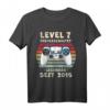 Level 7 Geburtstag Jungen - Lustiges Gamer T-Shirt mit Spruch 'Level 7 Freigeschaltet' für 7-Jährige, perfekte Partydeko & Geschenkidee
