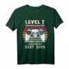 Level 7 Geburtstag Jungen - Lustiges Gamer T-Shirt mit Spruch 'Level 7 Freigeschaltet' für 7-Jährige, perfekte Partydeko & Geschenkidee