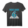 Kinder ICH BIN 6 Shirt - Geschenk zum 6. Geburtstag für Jungen mit Weltraum, Rakete & Sterne im Universum