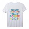 Kinder Tschüss Kindergarten Hallo Schule 2023 - Lustiges Abschlussshirt für Kindergartenkinder, perfekt zum Feiern des Kita-Endes & Schulstarts
