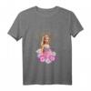 Kinder Barbie T-Shirt für Mädchen – Blumen-Design in vielen Farben & Größen, bequem und modisch