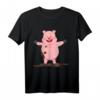 Lustiges Glücksschwein Glücksbringer T-Shirt für Silvester & Neujahr – Süßes Design für Jung & Alt bei der Party