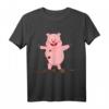 Lustiges Glücksschwein Glücksbringer T-Shirt für Silvester & Neujahr – Süßes Design für Jung & Alt bei der Party
