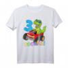 3 Jahre Dino Shirt Monstertruck – Lustiges Dino Geburtstag T-Shirt für Jungen, perfekt für den 3. Geburtstag, Dino- und Monstertruck-Fans