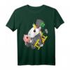 Einhorn Silvester T-Shirt für Kinder - Lustiges Silvester Outfit mit Glückssymbolen für Mädchen & Kinderparty