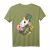 Einhorn Silvester T-Shirt für Kinder - Lustiges Silvester Outfit mit Glückssymbolen für Mädchen & Kinderparty