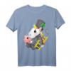Einhorn Silvester T-Shirt für Kinder - Lustiges Silvester Outfit mit Glückssymbolen für Mädchen & Kinderparty