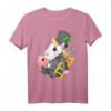 Einhorn Silvester T-Shirt für Kinder - Lustiges Silvester Outfit mit Glückssymbolen für Mädchen & Kinderparty
