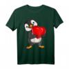 Pinguin Damen Mädchen Kinder T-Shirt mit Herzmotiv - Perfektes Geschenk für Pinguin-Fans zu Valentinstag, Geburtstag & Weihnachten