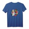 Humorvolles HapDeer T-Shirt mit Grinch und Saint Nick Motiv - Klassisch geschnitten, doppelt genähter Saum