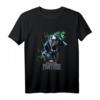 Marvel Black Panther Silhouette Portrait T-Shirt - Official Lizenzierte Marvel Fanbekleidung